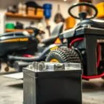 how long does riding mower battery last