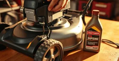 how much oil does a craftsman push mower take