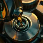 how much oil should i put in my lawn mower