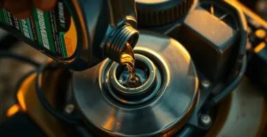 how much oil should i put in my lawn mower