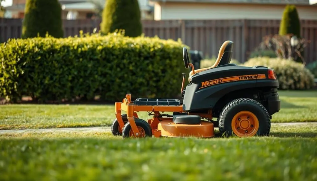 how wide is a ride on mower