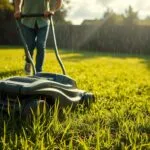 is it okay to mow after rain