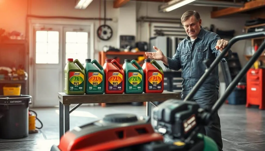 what kind of gas for lawn mower