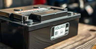 what voltage is a lawn mower battery