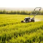 can i mow when the grass is wet