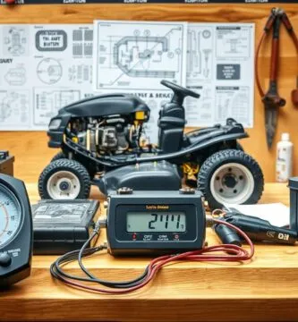 how many volts lawn mower battery