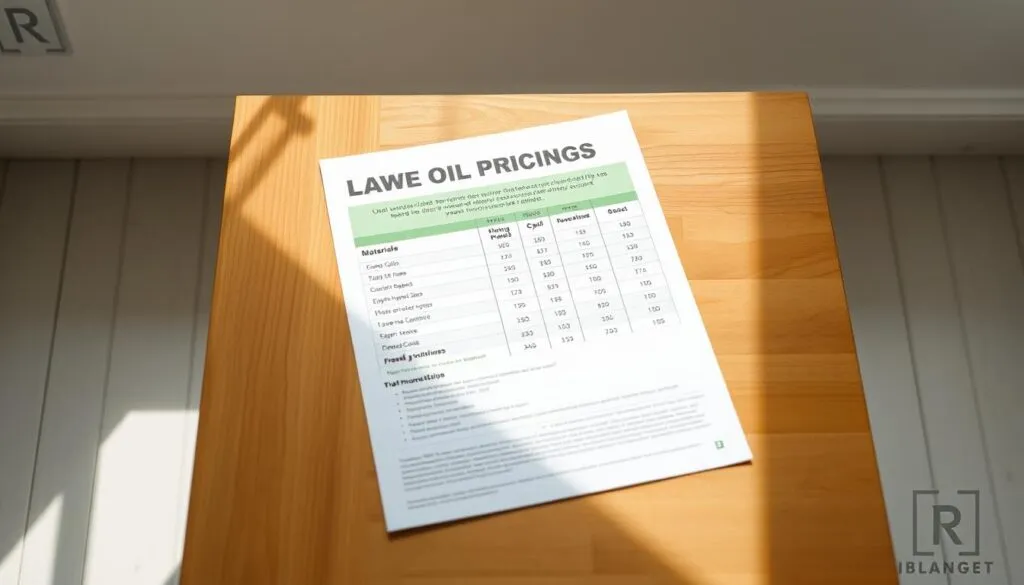 how much is lawn mower oil