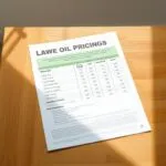 how much is lawn mower oil