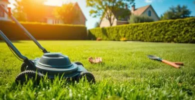 should i mow before i weed and feed