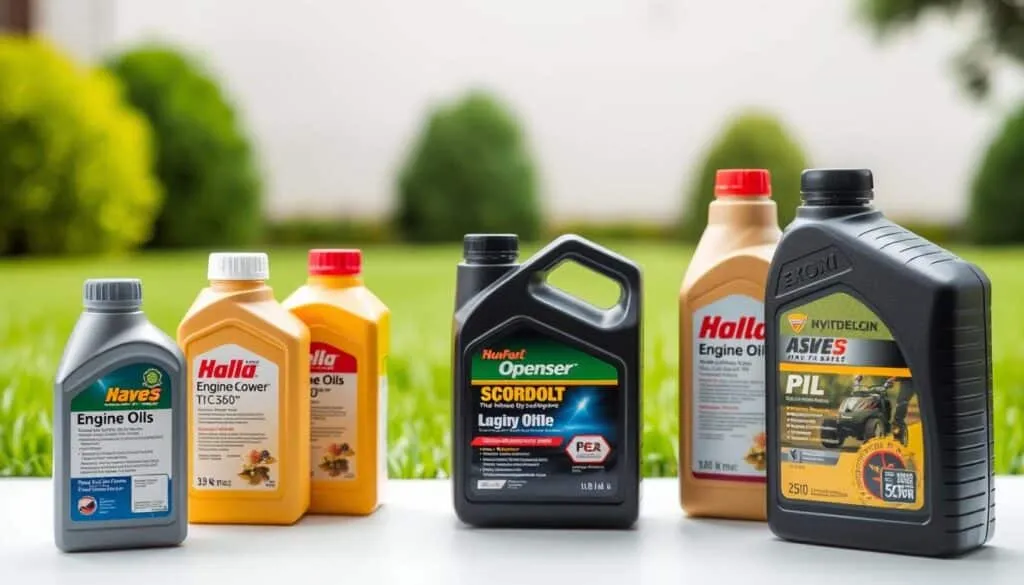 what kind of oil does a lawn mower take