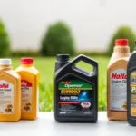 what kind of oil does a lawn mower take