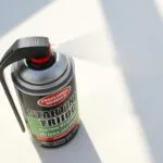 where to spray starter fluid on a lawn mower