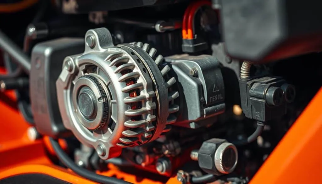 does a riding lawn mower have an alternator