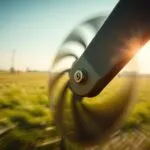 how fast do lawn mower blades spin