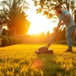 how late can i mow my lawn