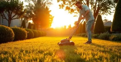 how late can i mow my lawn