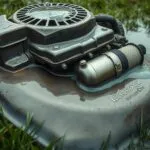 how long to let a flooded lawn mower sit