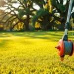 should you weed whack or mow first