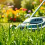 when can you mow new grass