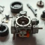 where to spray carb cleaner in lawn mower