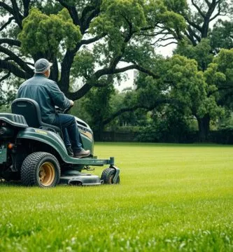 is it ok to mow a wet lawn